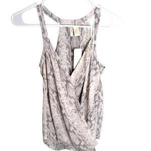 Japna snake skin design tank top.  Size S. NWT!